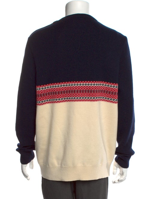 Saint James Wool Graphic Print Pullover