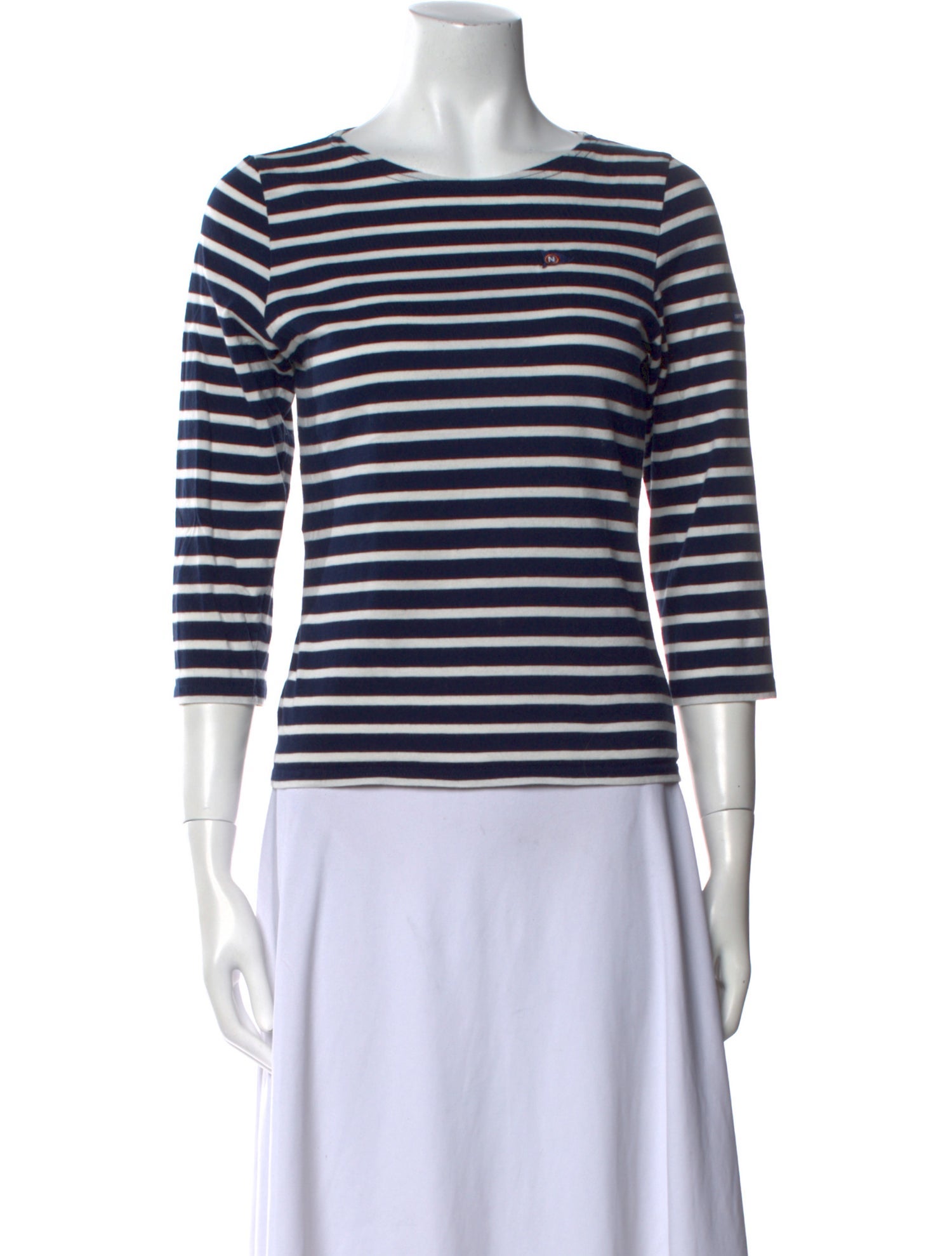 Saint James Striped Crew Neck T-Shirt