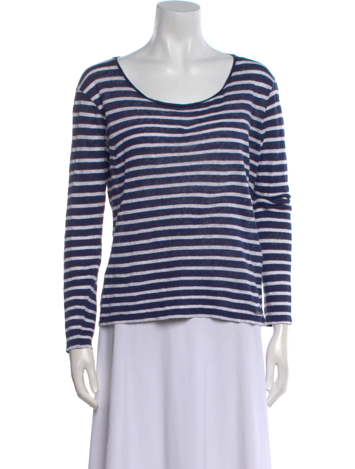 Saint James Linen Striped T-Shirt
