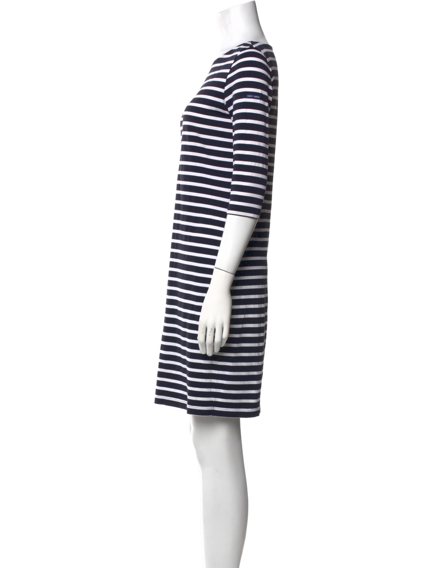Saint James Striped Mini Dress