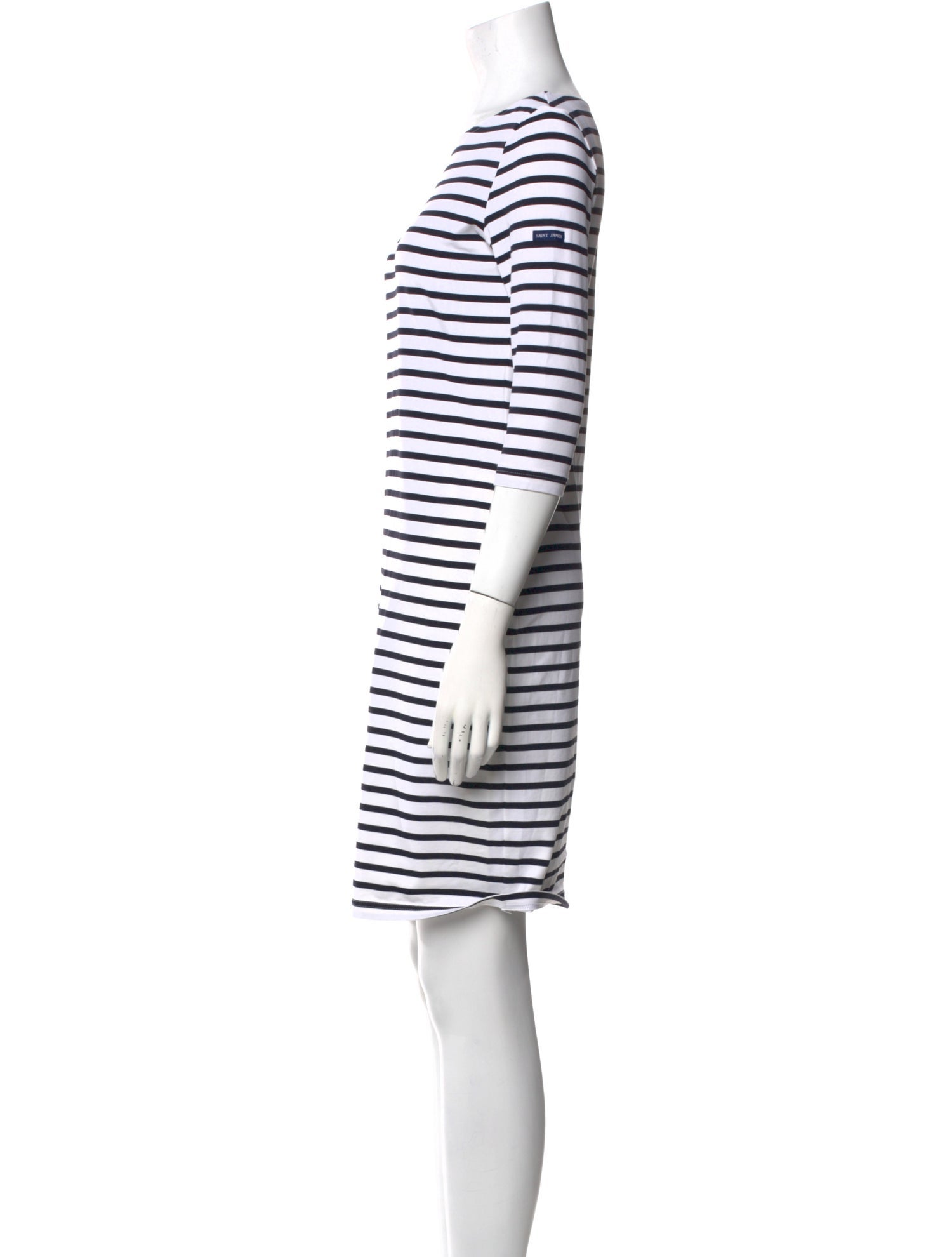 Saint James Striped Mini Dress