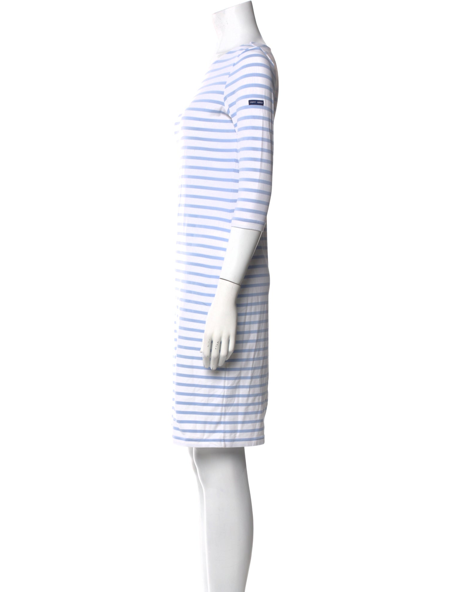 Saint James Striped Mini Dress