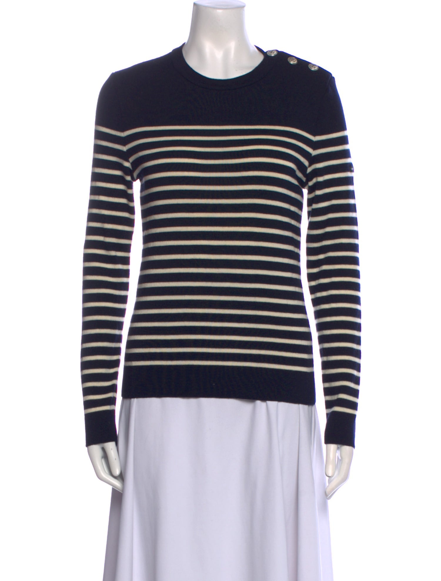 Saint James Wool Striped Sweater