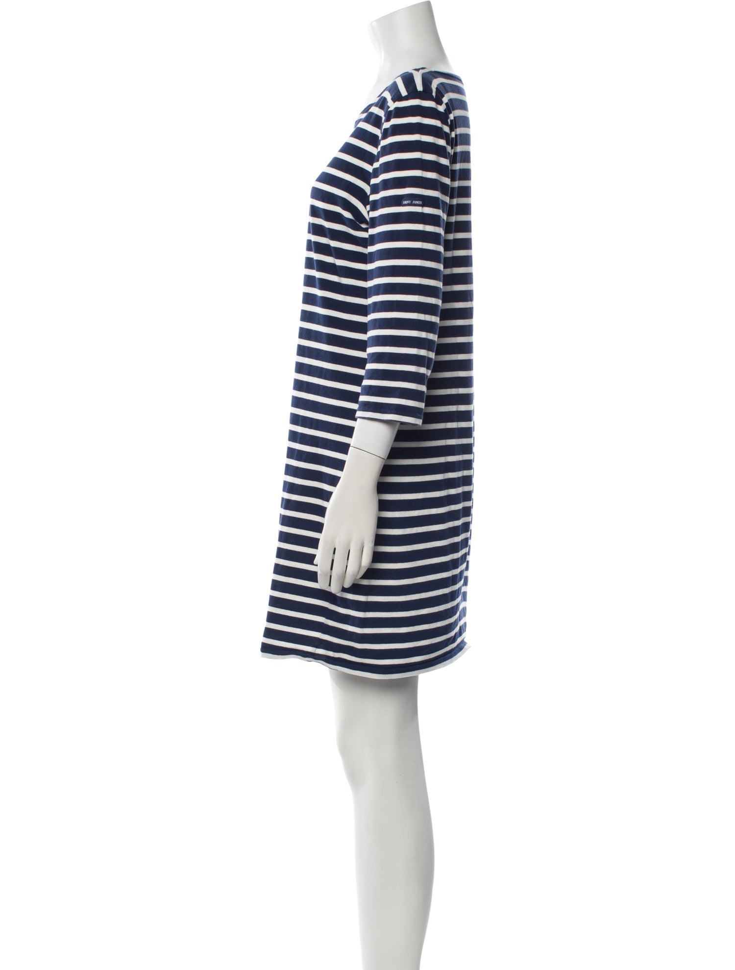 Saint James Striped Mini Dress