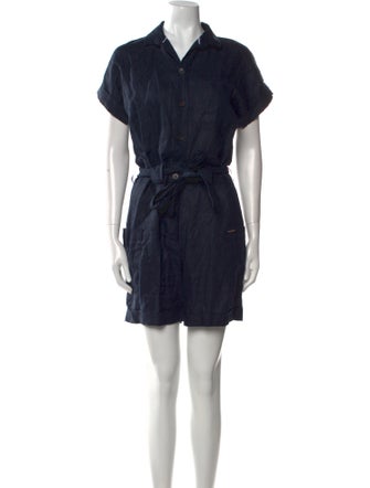 Saint James Linen V-Neck Romper