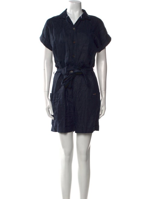 Saint James Linen V-Neck Romper