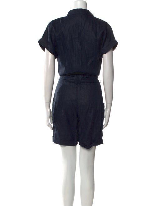 Saint James Linen V-Neck Romper