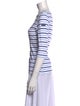 Saint James Striped Bateau Neckline T-Shirt