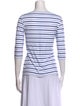 Saint James Striped Bateau Neckline T-Shirt