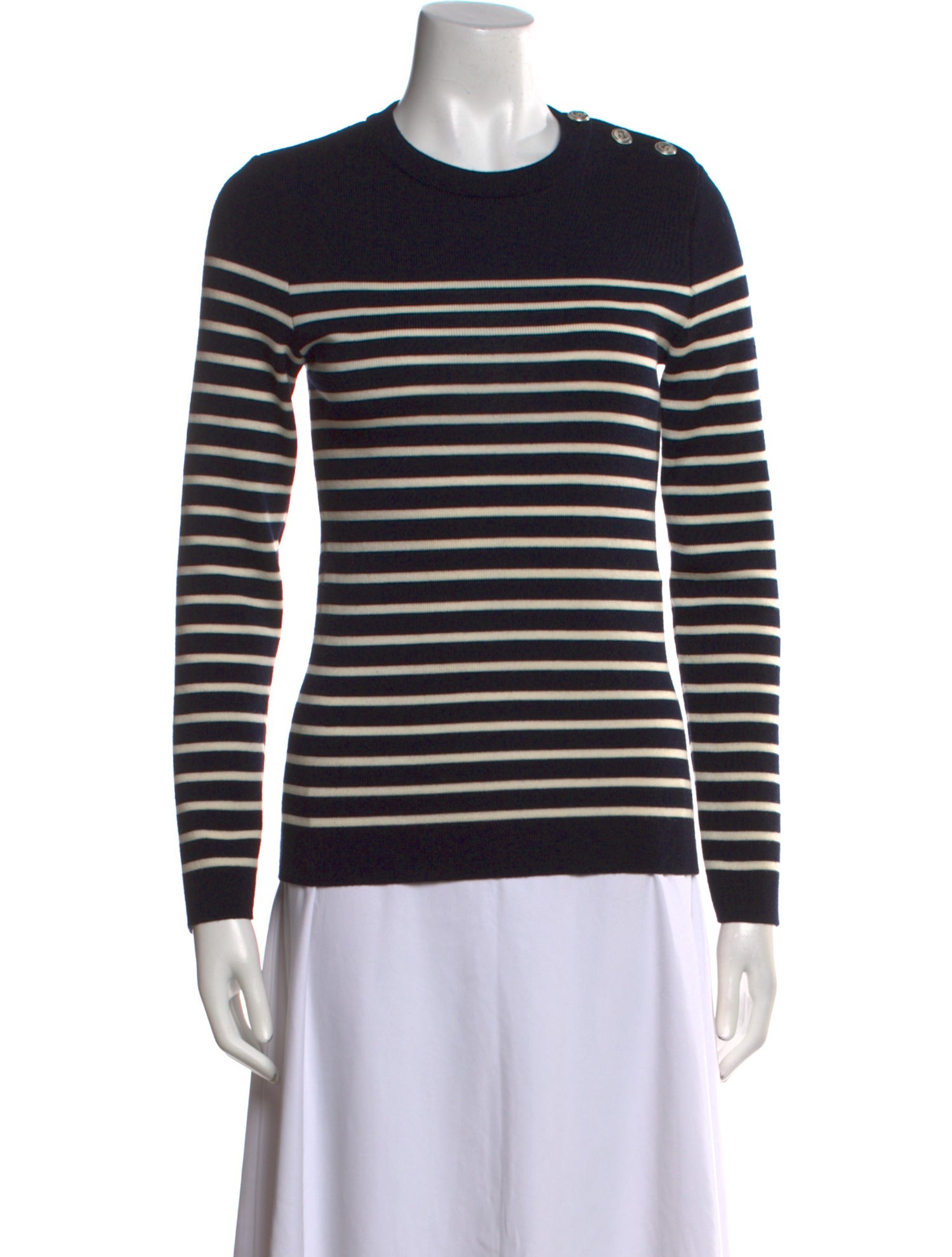 Saint James Wool Striped Sweater