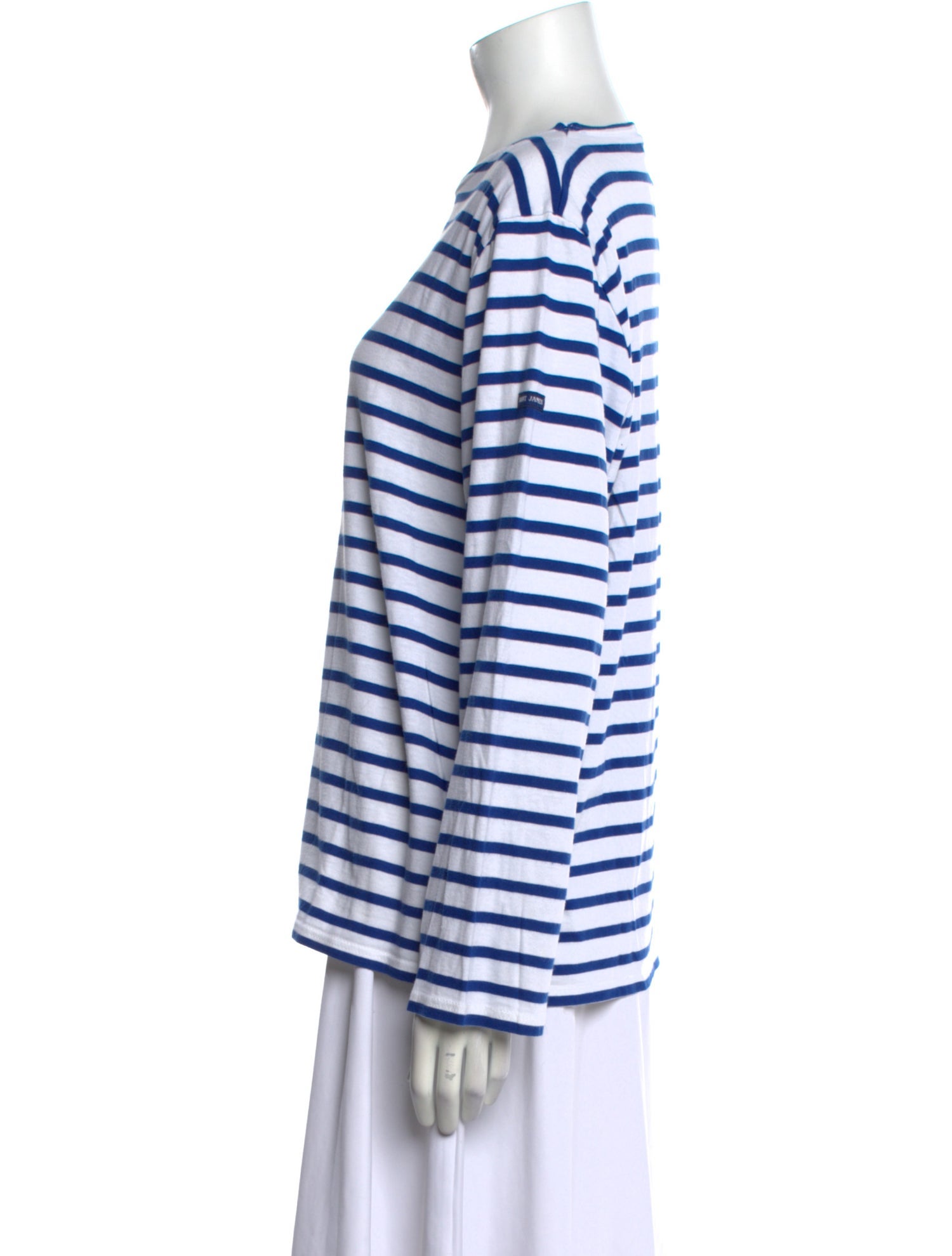 Saint James Striped Crew Neck Top