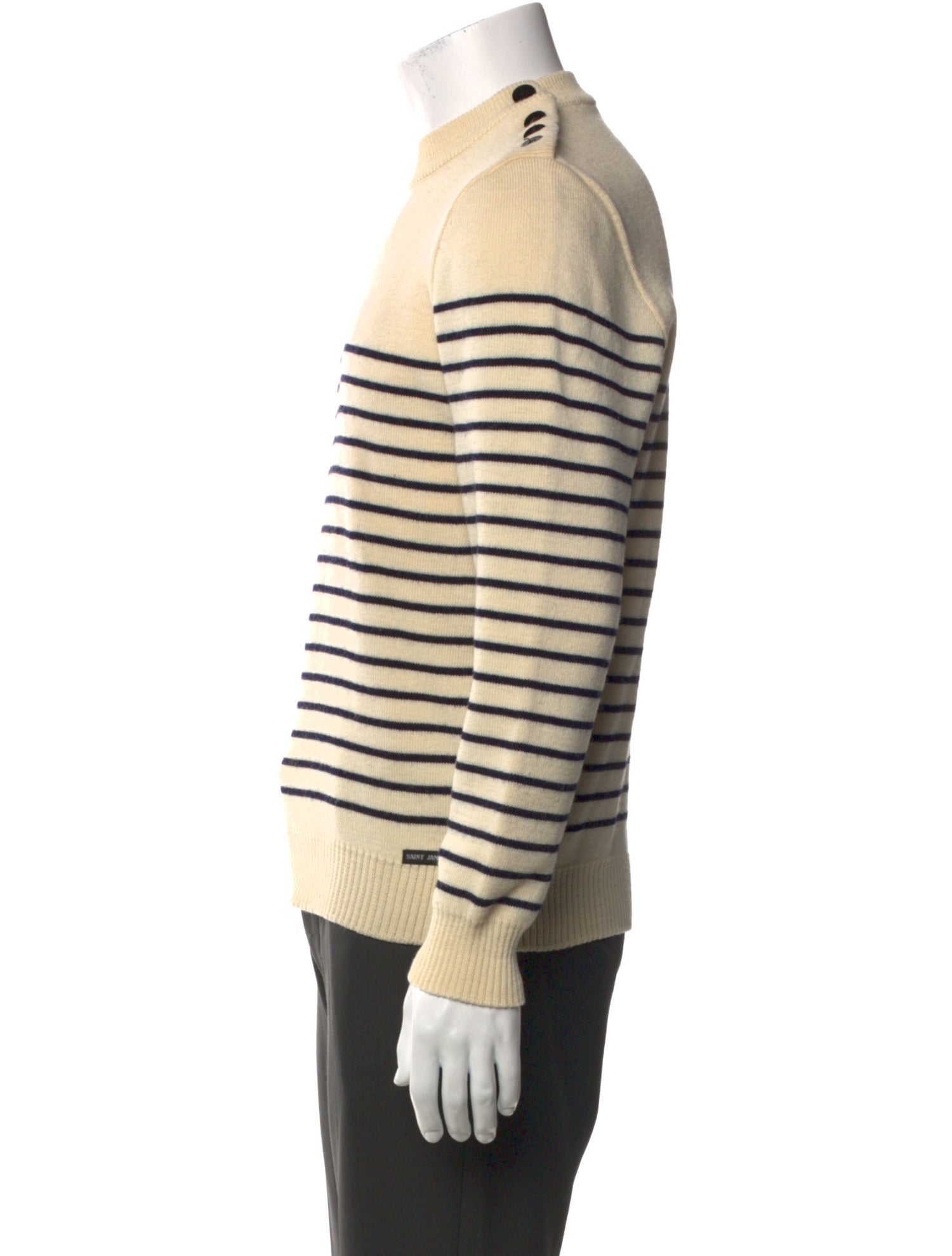 Saint James Wool Striped Pullover