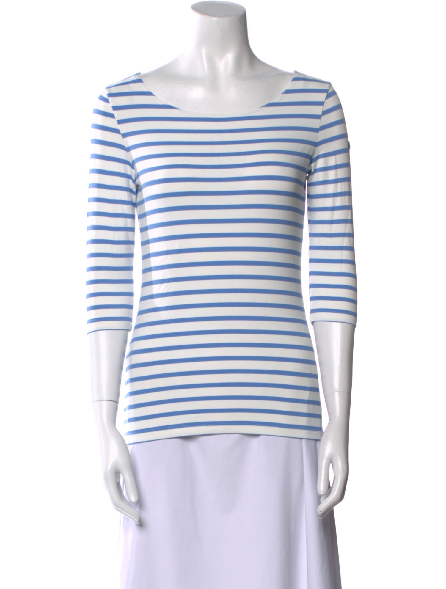 Saint James Striped Scoop Neck T-Shirt