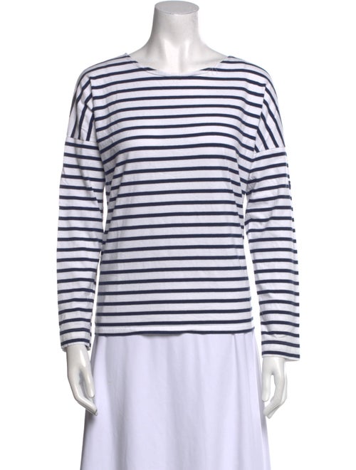 Saint James Striped Bateau Neckline T-Shirt