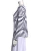 Saint James Striped Bateau Neckline T-Shirt