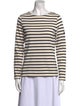 Saint James Striped Crew Neck Top