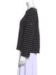 Saint James Striped Bateau Neckline Top