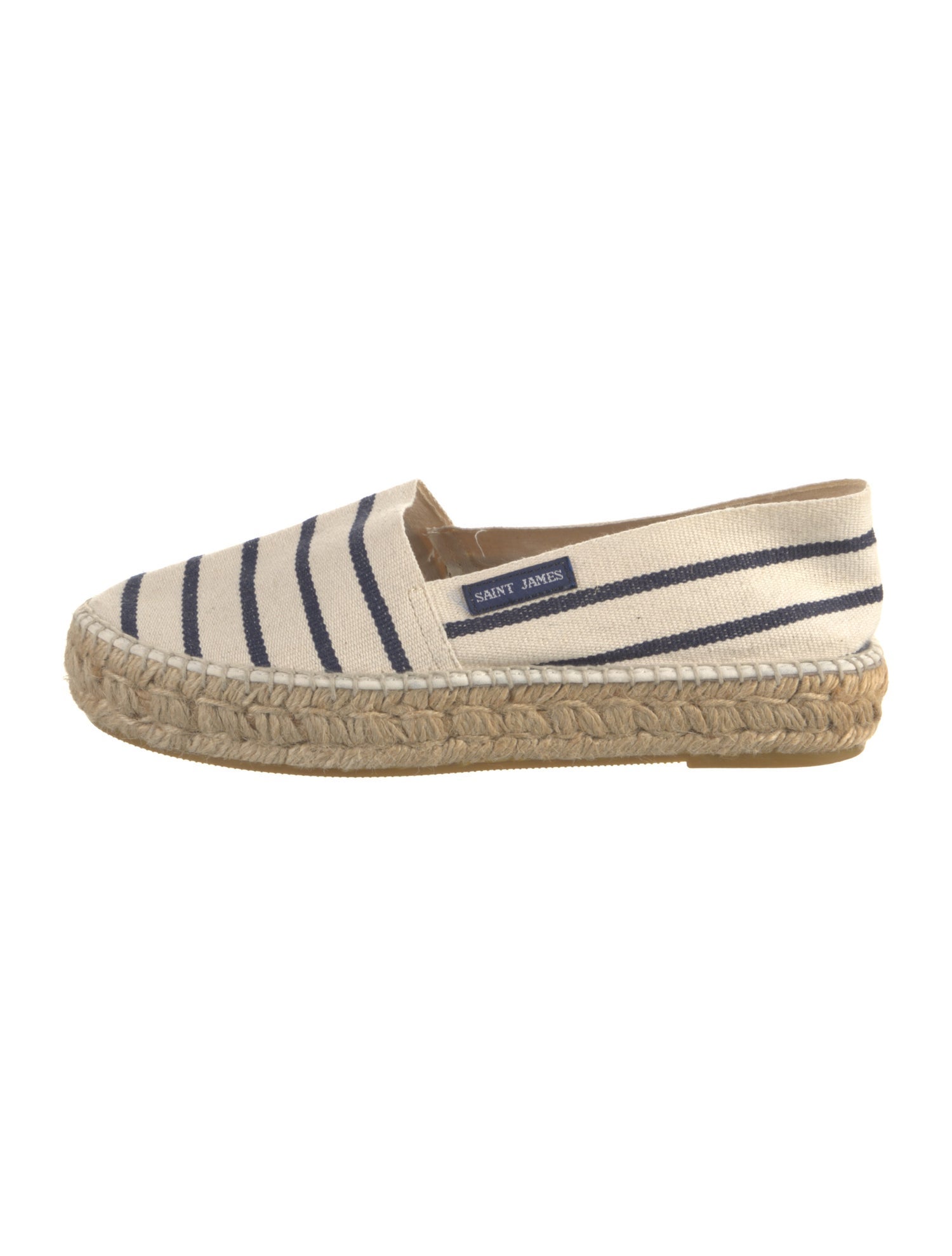 Saint James Canvas Striped Espadrilles