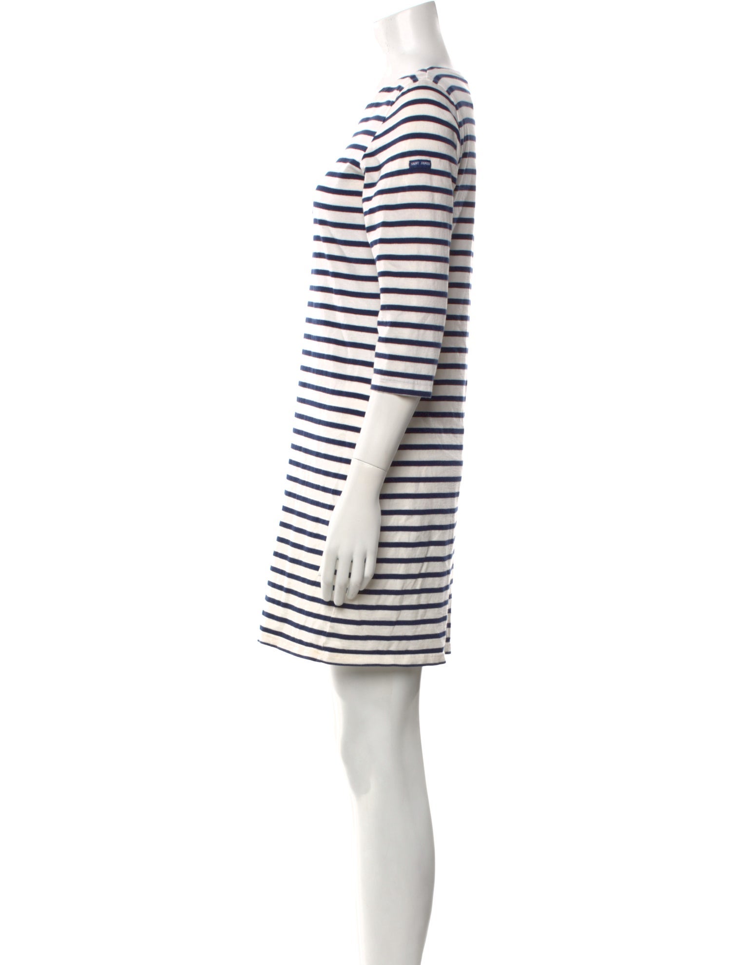 Saint James Striped Mini Dress