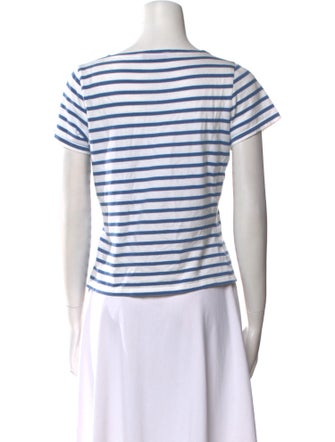 Saint James Striped Scoop Neck T-Shirt