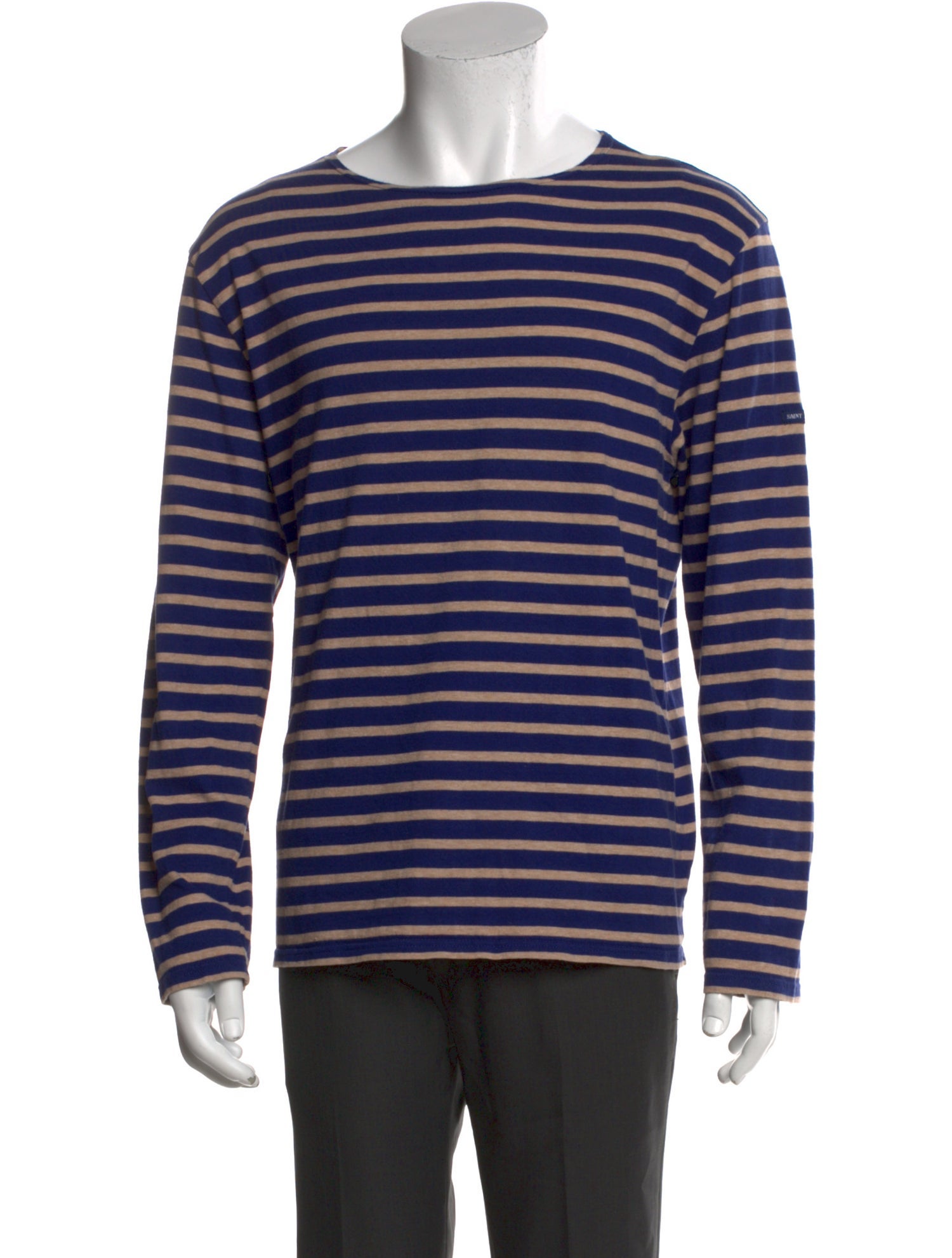 Saint James Striped Crew Neck T-Shirt w/ Tags