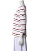 Saint James Striped Bateau Neckline Top