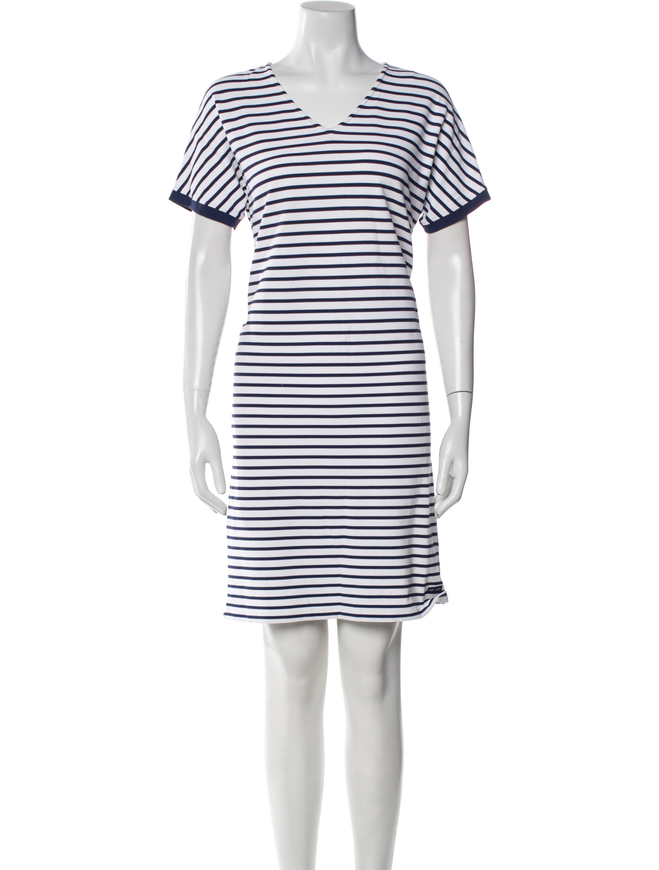 Saint James Striped Mini Dress