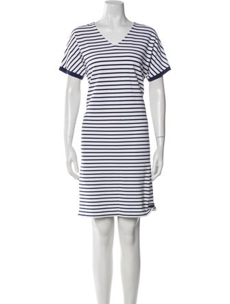 Saint James Striped Mini Dress