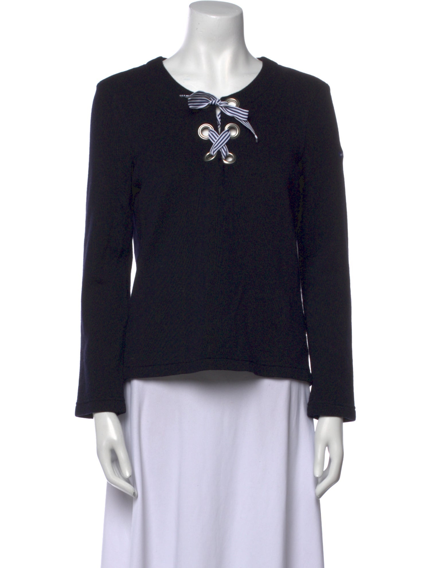 Saint James Wool Floral Print Sweater