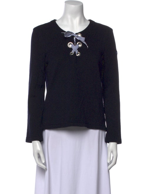 Saint James Wool Floral Print Sweater