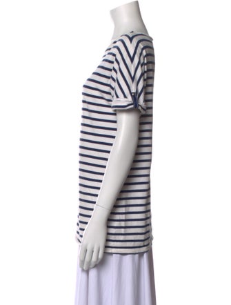 Saint James Striped Scoop Neck T-Shirt