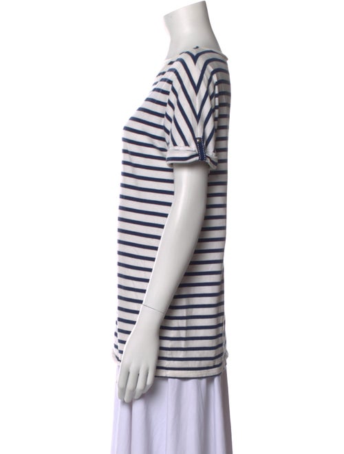 Saint James Striped Scoop Neck T-Shirt