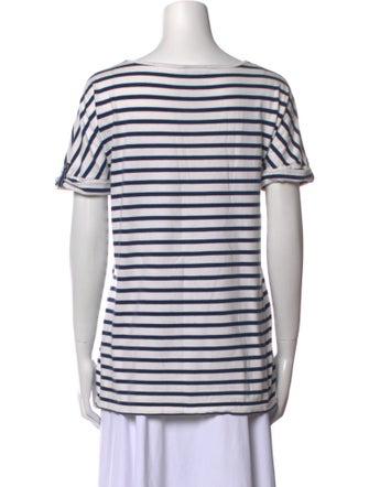 Saint James Striped Scoop Neck T-Shirt