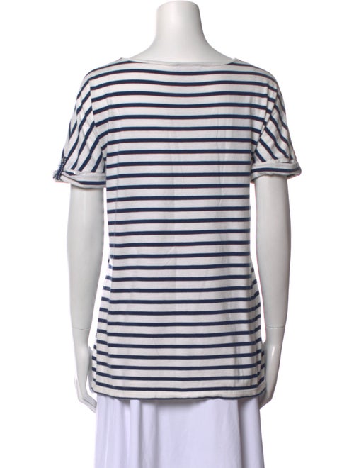 Saint James Striped Scoop Neck T-Shirt