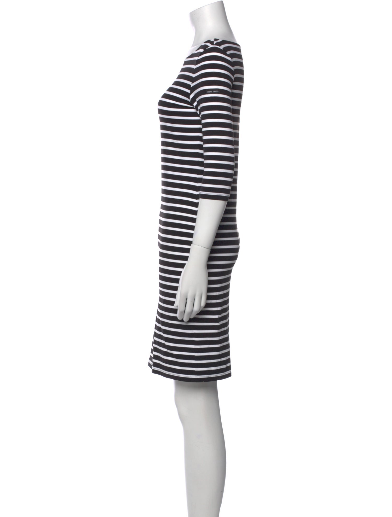 Saint James Striped Mini Dress