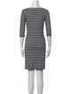 Saint James Striped Mini Dress