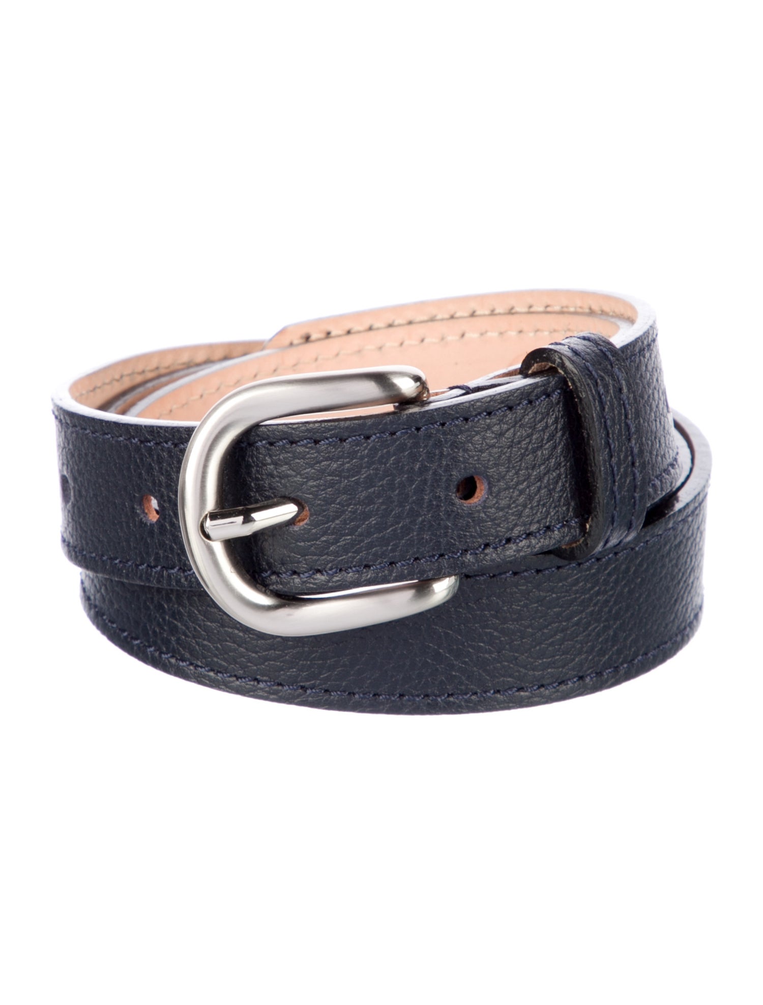 Saint James Skinny Leather Belt