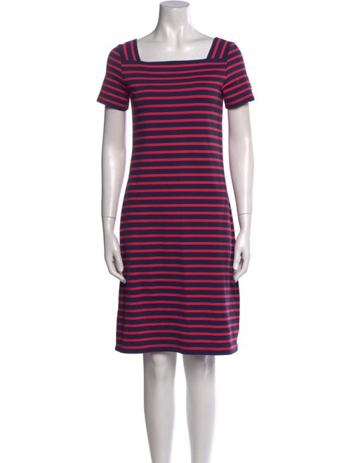 Saint James Striped Knee-Length Dress