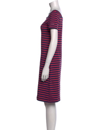 Saint James Striped Knee-Length Dress