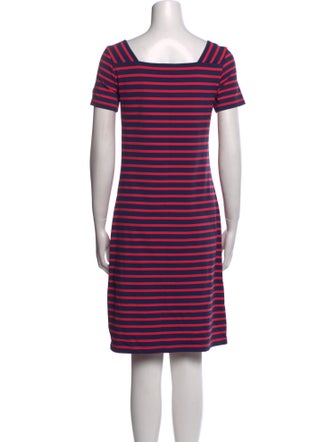 Saint James Striped Knee-Length Dress