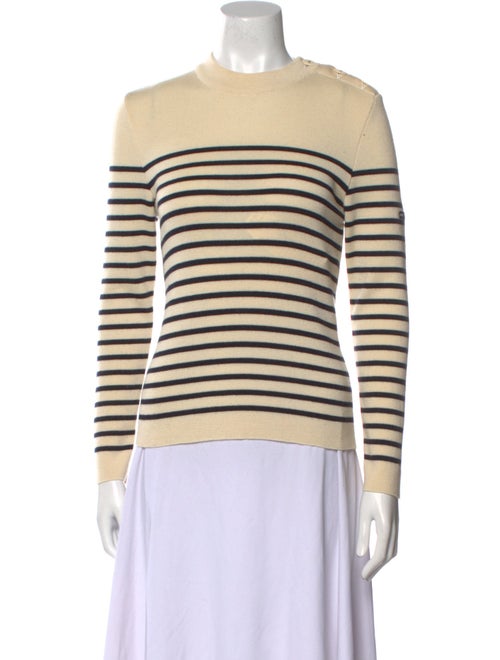 Saint James Virgin Wool Striped Sweater