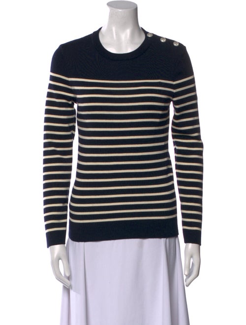 Saint James Virgin Wool Striped Sweater