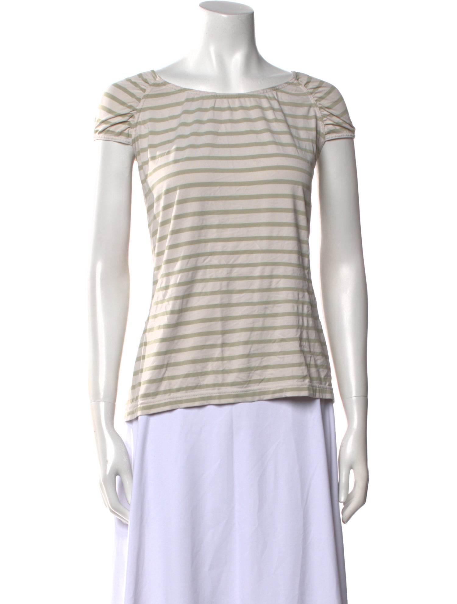 Saint James Striped Scoop Neck T-Shirt