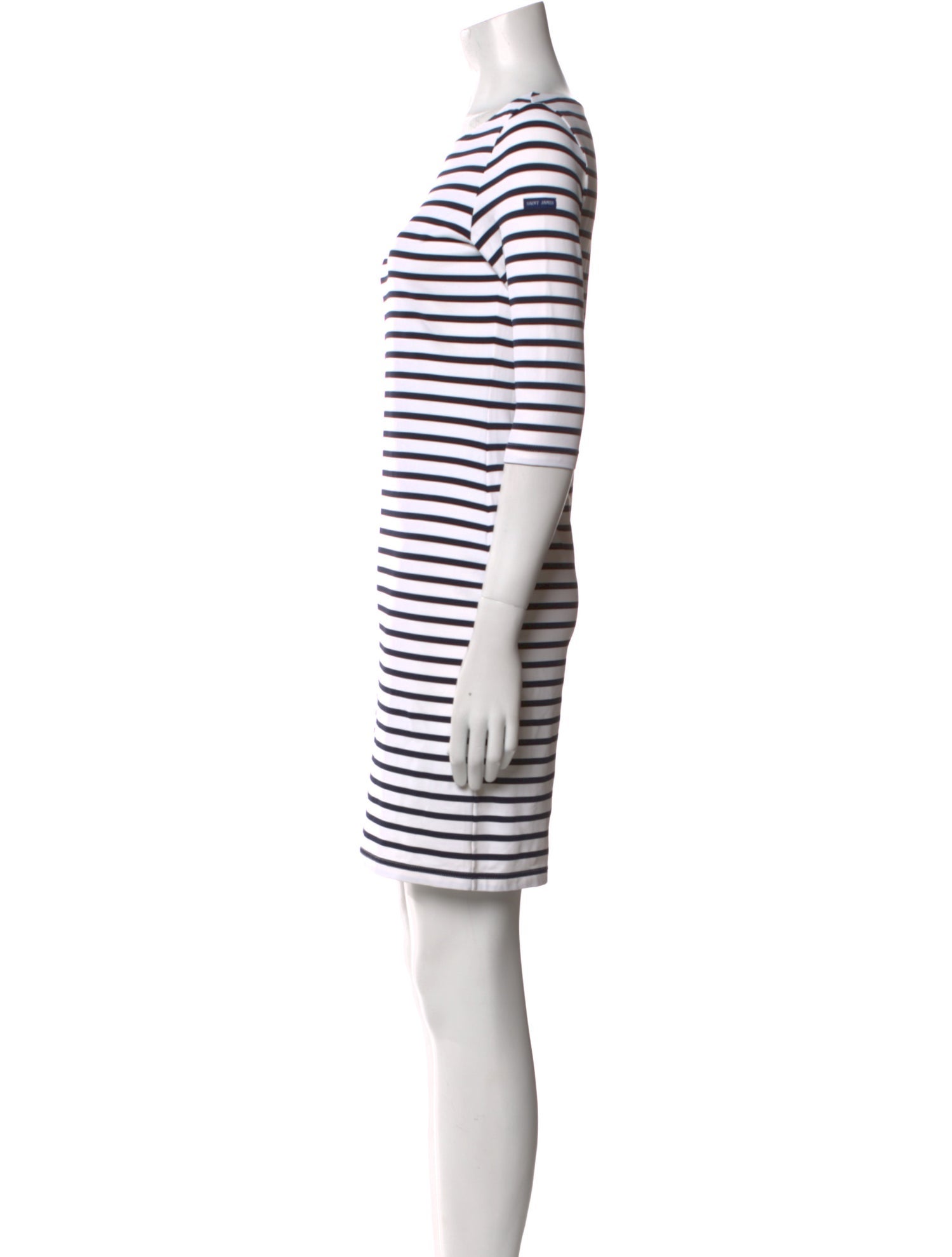 Saint James Striped Mini Dress