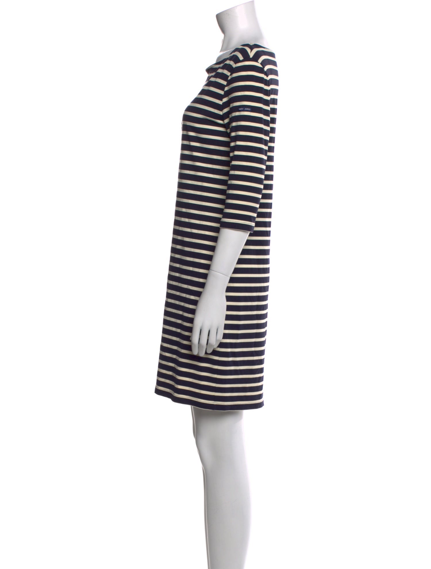 Saint James Striped Mini Dress