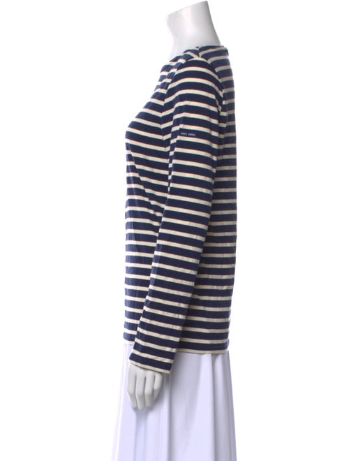 Saint James Striped Crew Neck Top