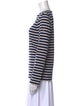 Saint James Striped Crew Neck Top