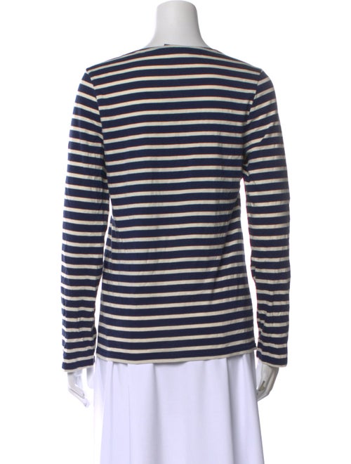 Saint James Striped Crew Neck Top