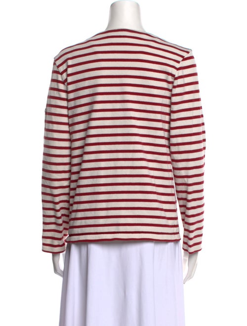 Saint James Striped Crew Neck Sweater