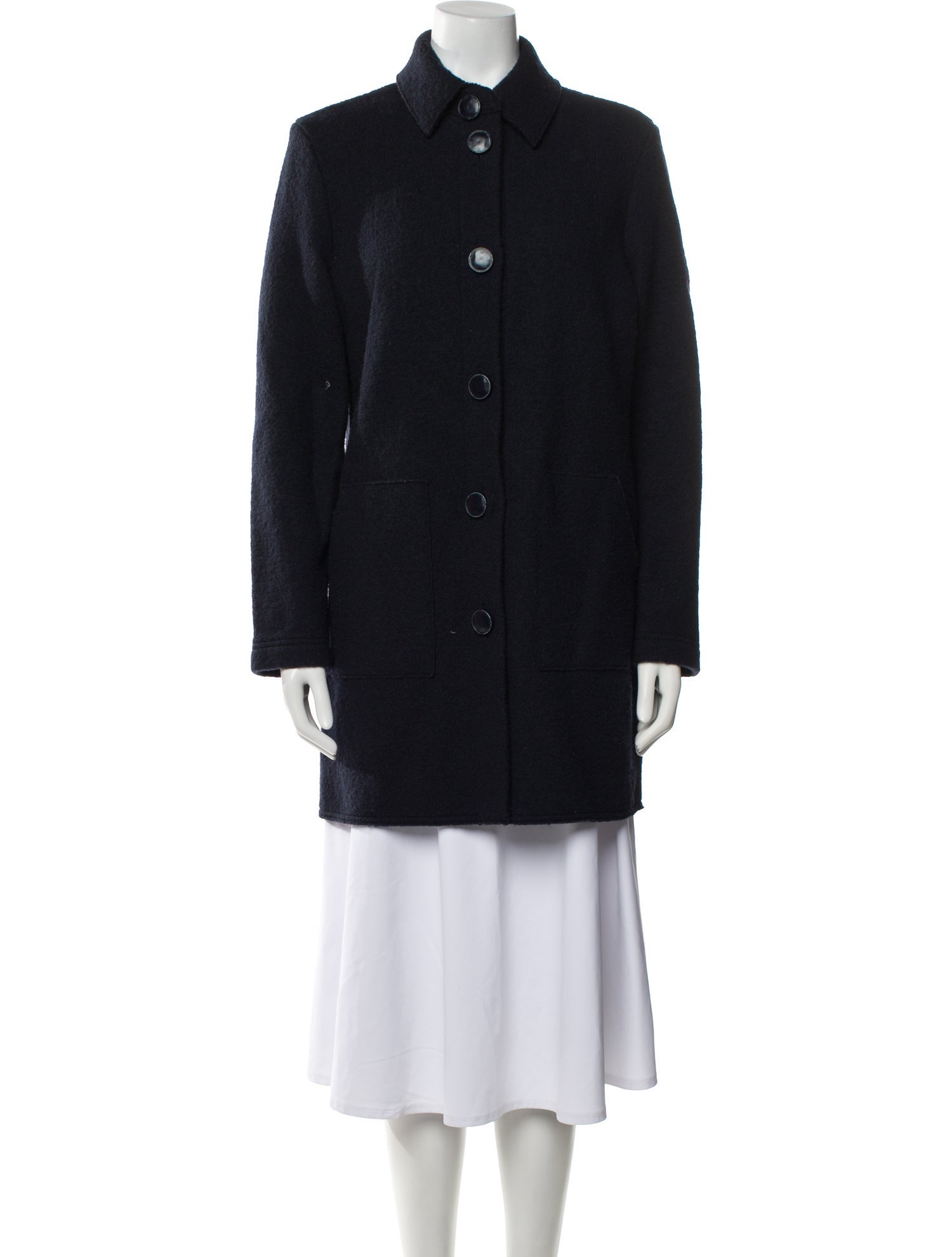 Saint James Virgin Wool Peacoat
